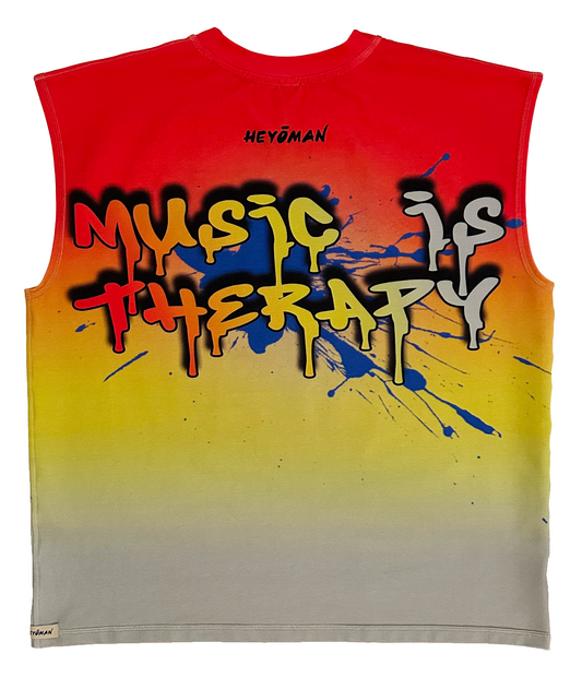 Débardeur Oversize "Casey" (L) Music Is Therapy