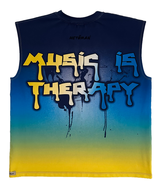Débardeur Oversize "Harley" (XL) Music Is Therapy